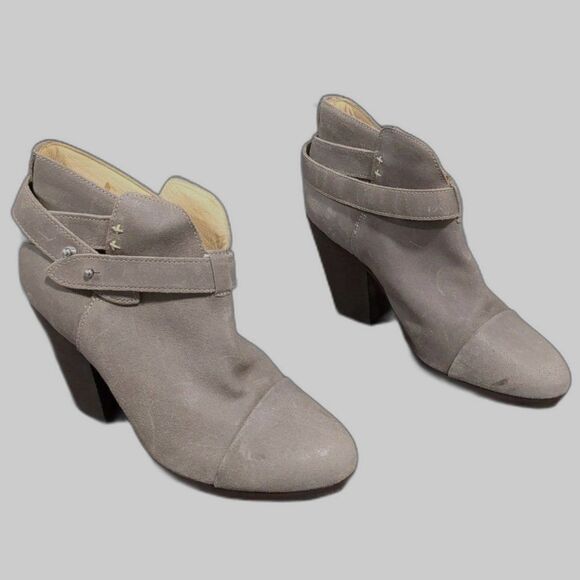 Rag & Bone Harrow Suede Ankle Boots - Size EU 37/US 6.5 - Picture 1 of 5